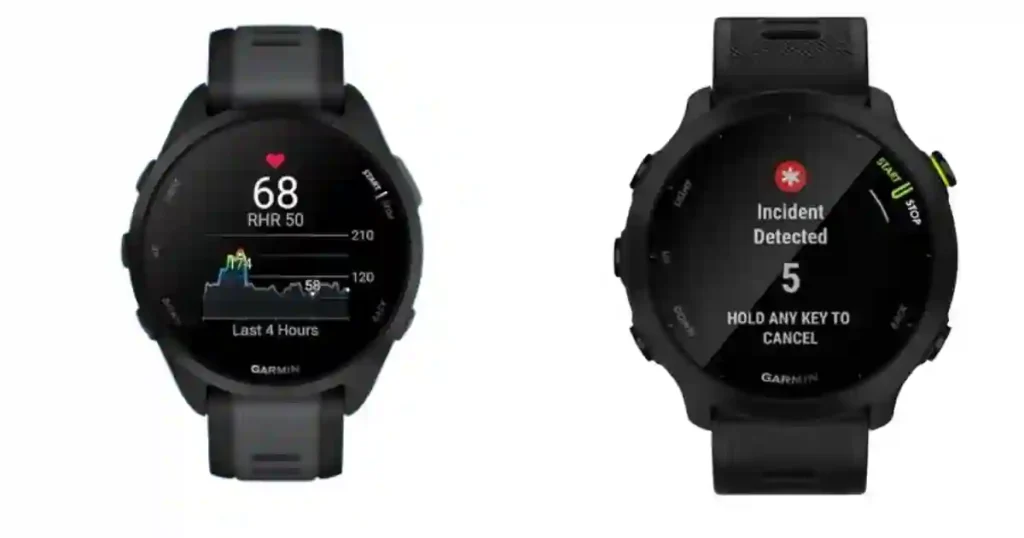 Detailed fitness tracking features of the Garmin Forerunner 55vs 165