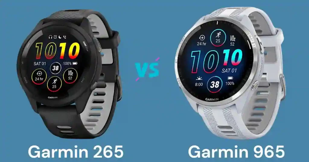 Garmin Forerunner 265 vs 965 What’s the Difference