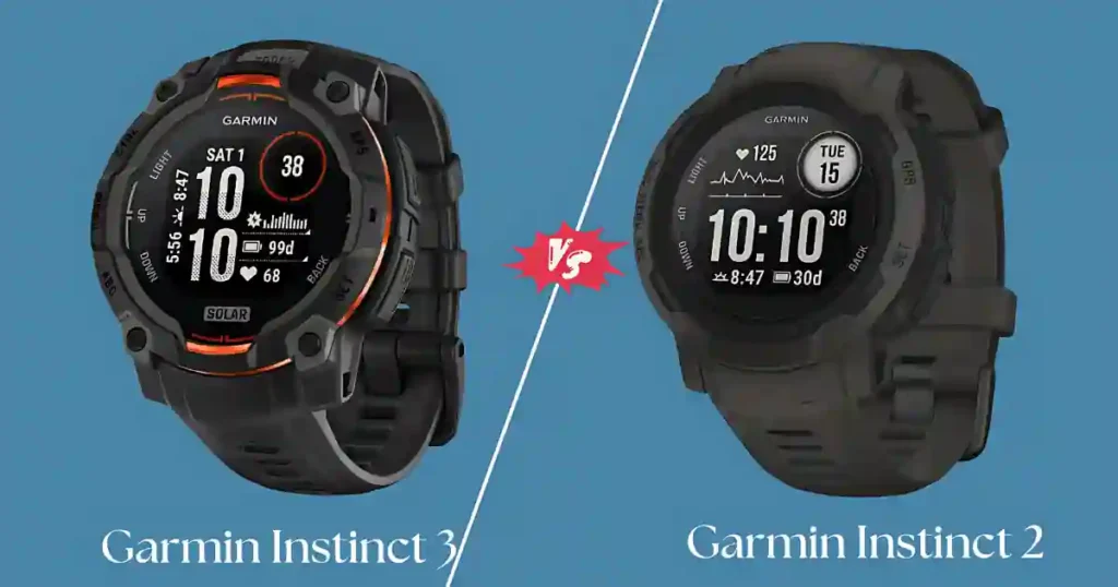 Garmin Instinct 3 vs instinct 2 Comparison