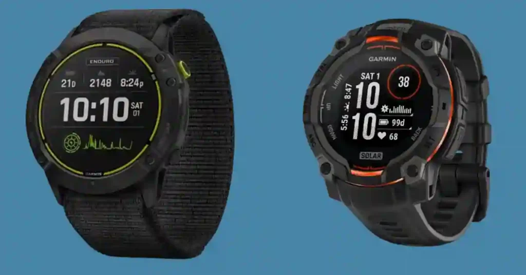 comparison Garmin Instinct 3 design