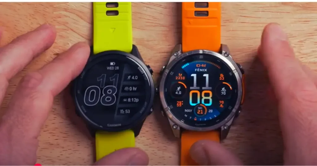 Screenshot from Garmin Forerunner 970 video guides by DC Rainmaker and Chase the Summit reviewing features and training tips